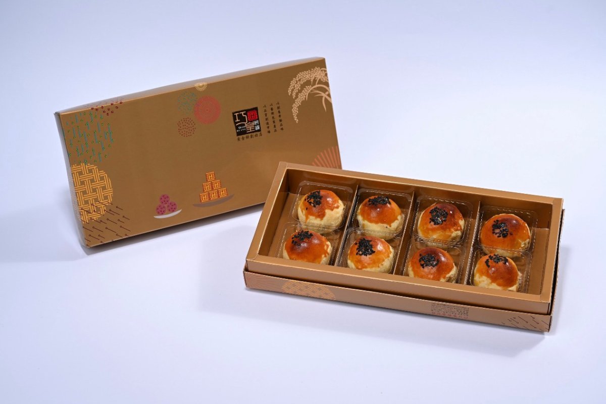 烏豆沙蛋黃酥-巧皇餅舖